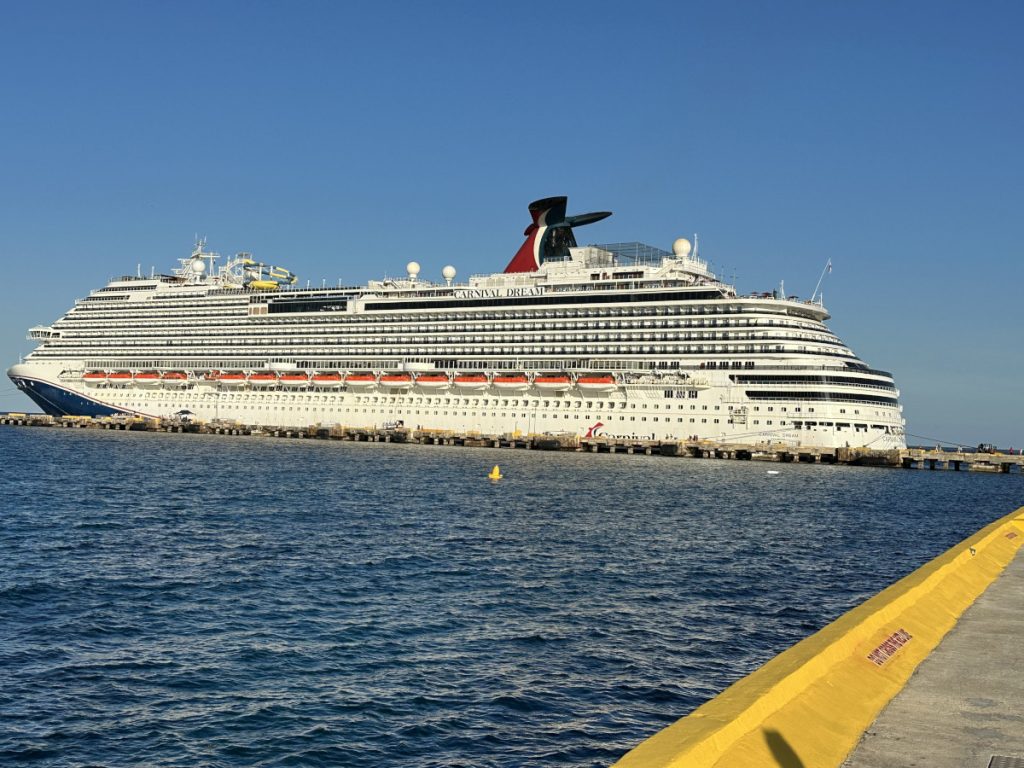 The Carnival Dream at Port